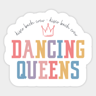 Disco bachelorette - 90s disco bride Sticker